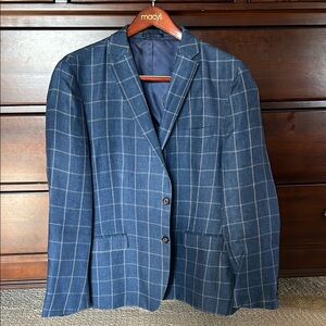 Men's Ralph Lauren Blue Checkered Blazer